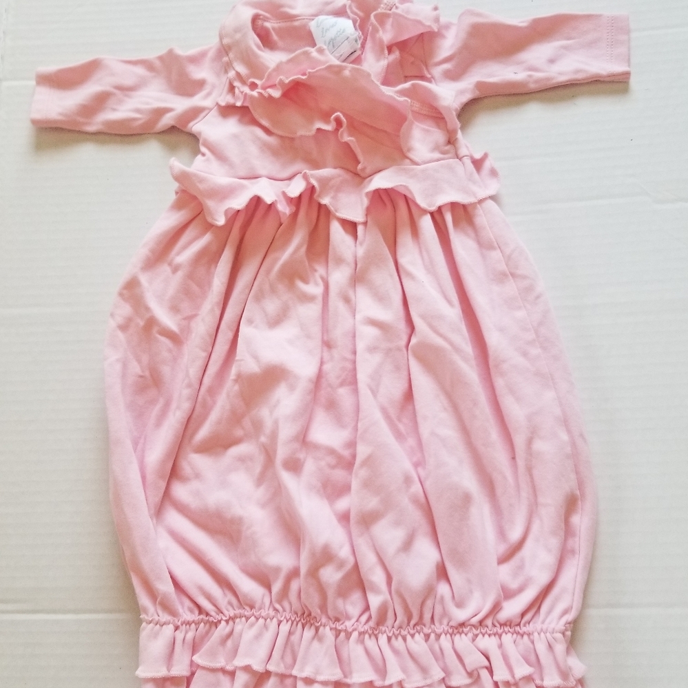 Baby girl 0 to 3 months lemon loves layette jenna gown